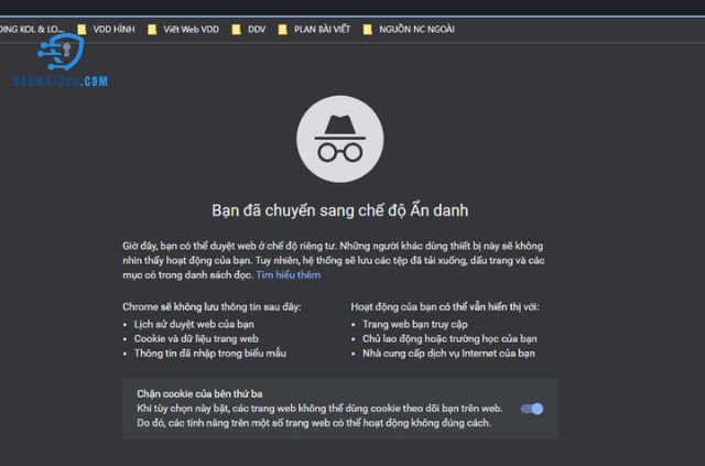 Cách Bảo Mật Lịch Sử Duyệt Web